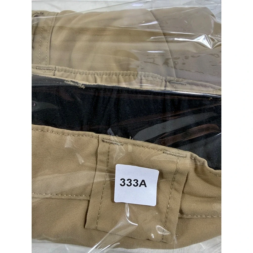 Duluth Trading Men's 2XL x 32 Cargo Pants Tan Relaxed Fit Nylon Hiking Utility